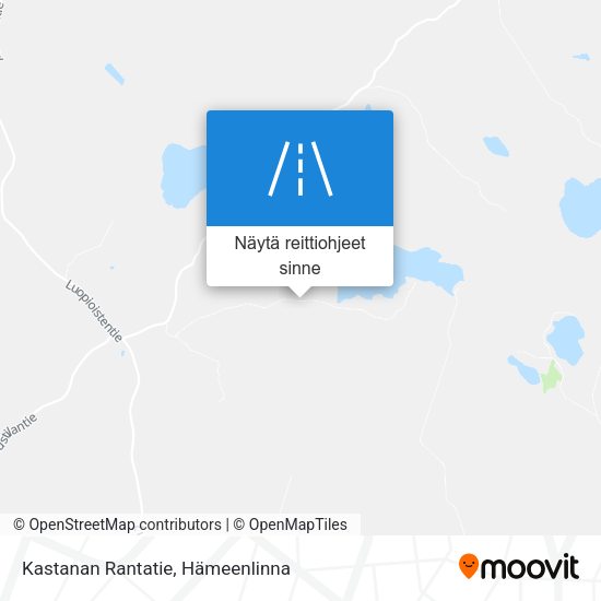 Kastanan Rantatie kartta