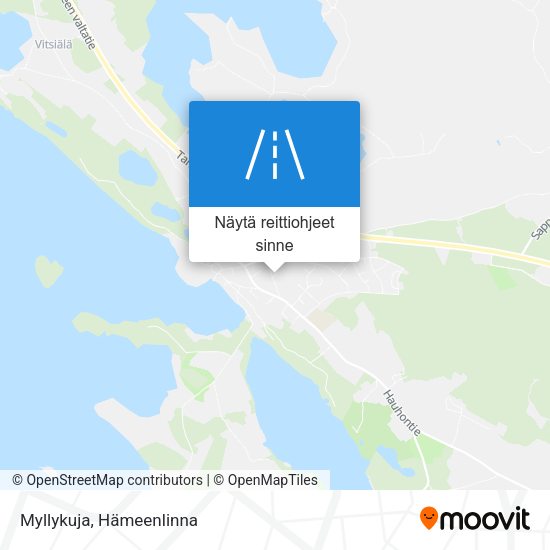 Myllykuja kartta