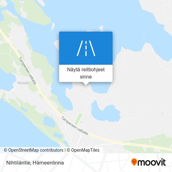 Nihtiläntie kartta