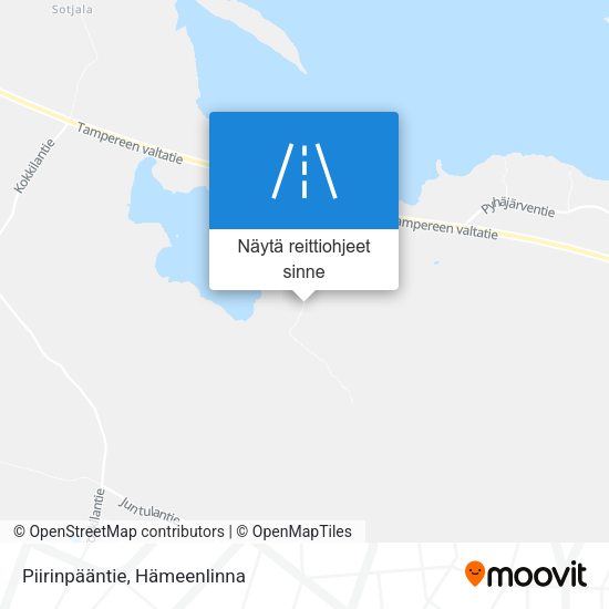 Piirinpääntie kartta