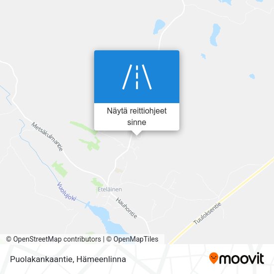 Puolakankaantie kartta