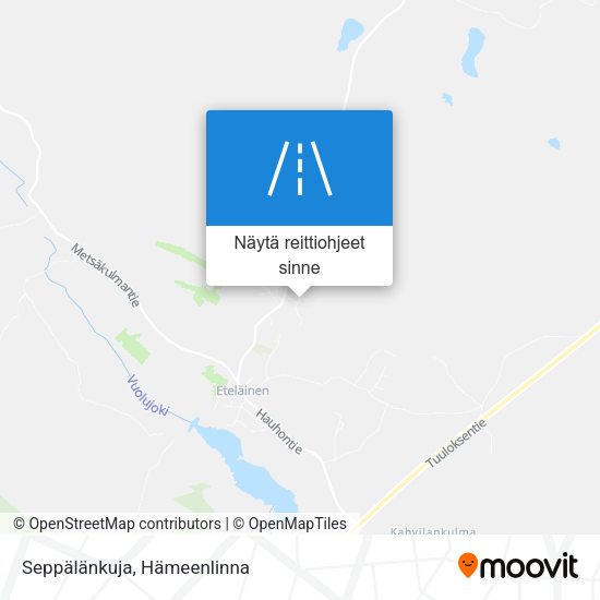 Seppälänkuja kartta