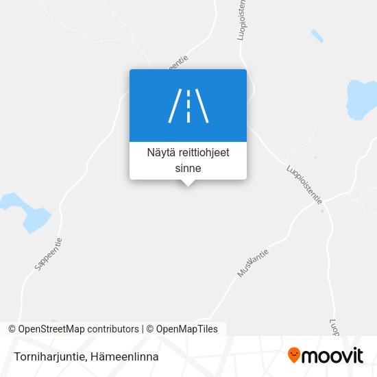 Torniharjuntie kartta
