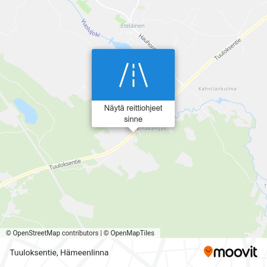 Tuuloksentie kartta