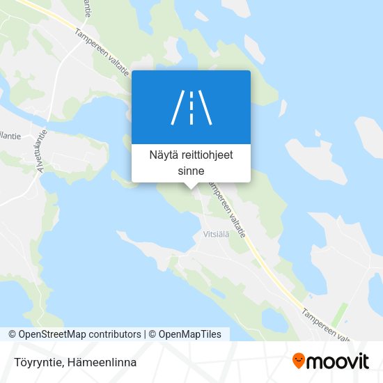 Töyryntie kartta