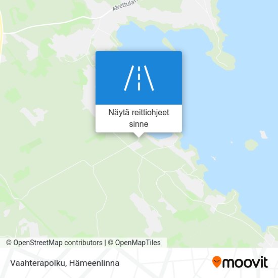 Vaahterapolku kartta