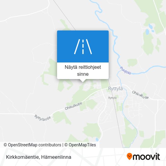Kirkkomäentie kartta
