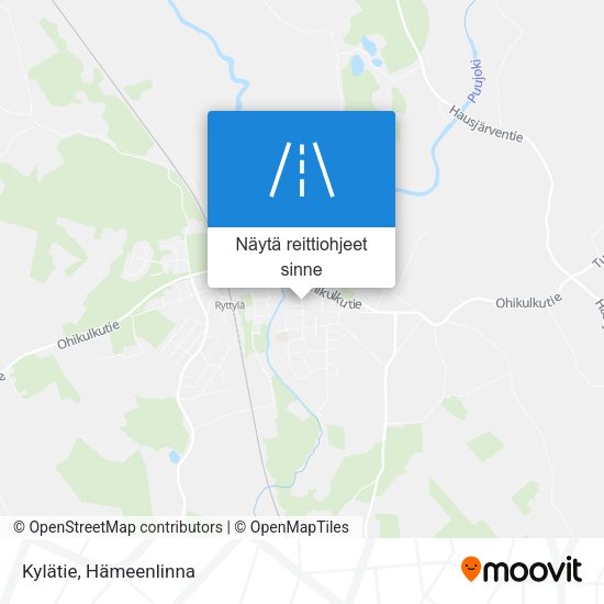 Kylätie kartta
