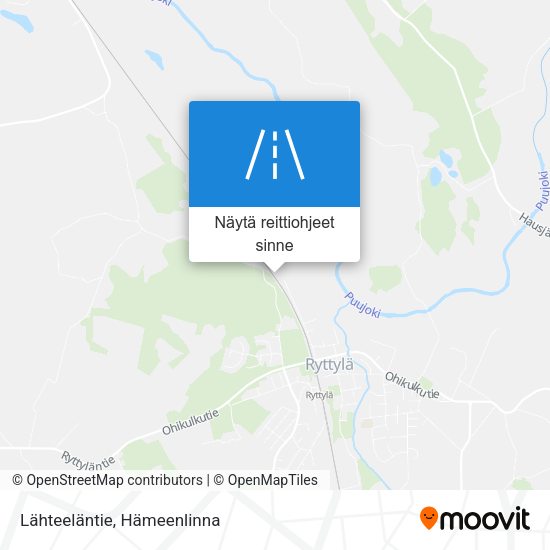 Lähteeläntie kartta