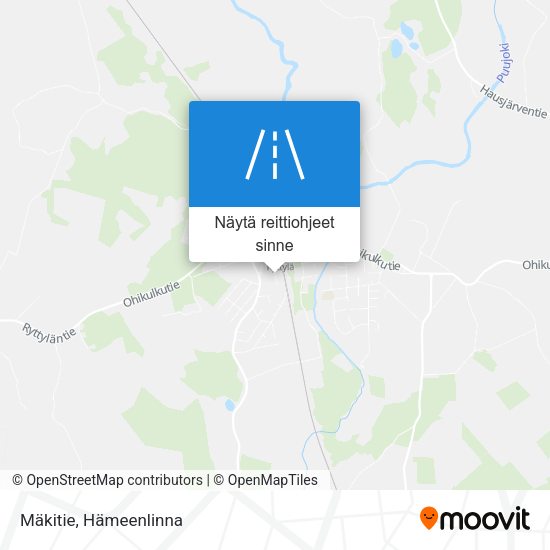 Mäkitie kartta