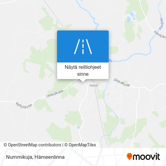 Nummikuja kartta