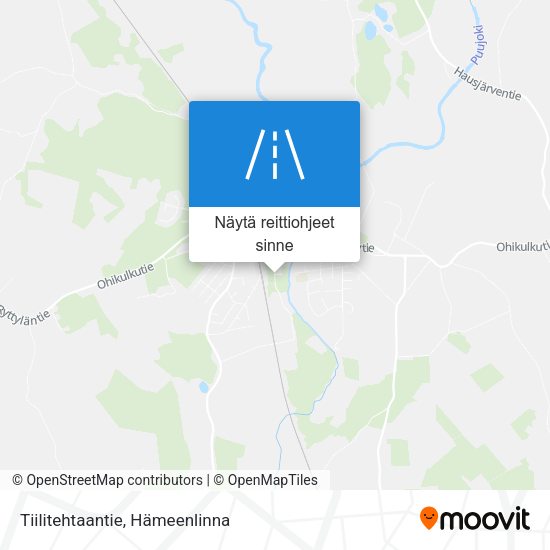 Tiilitehtaantie kartta