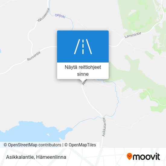 Asikkalantie kartta