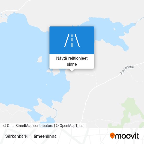 Särkänkärki kartta