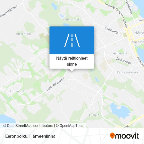 Eeronpolku kartta