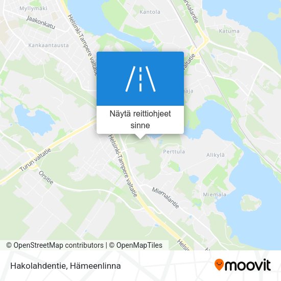 Hakolahdentie kartta