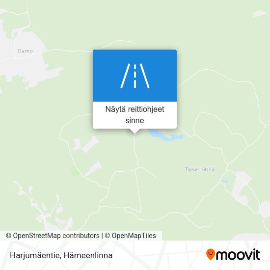 Harjumäentie kartta
