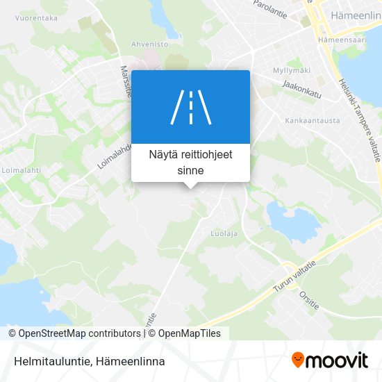 Helmitauluntie kartta