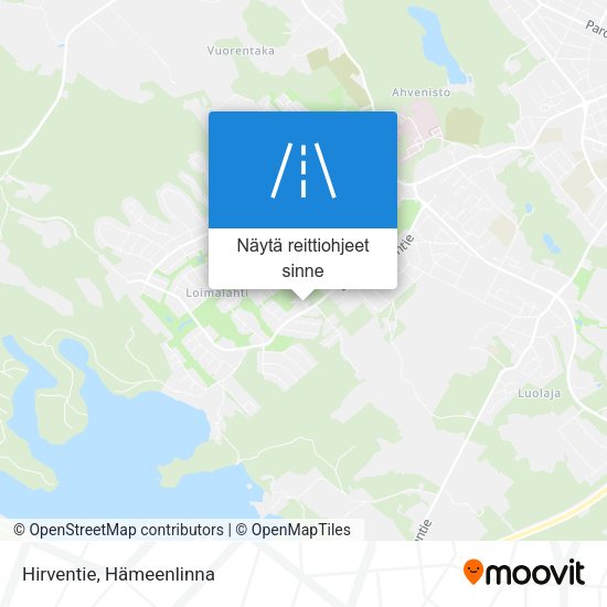 Hirventie kartta