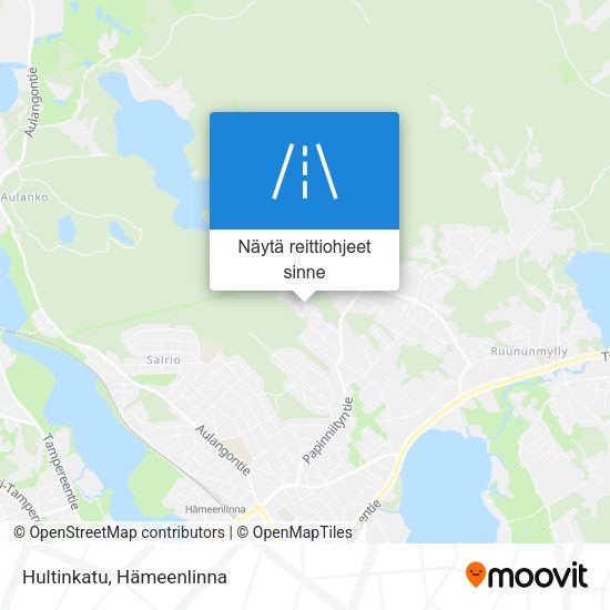 Hultinkatu kartta