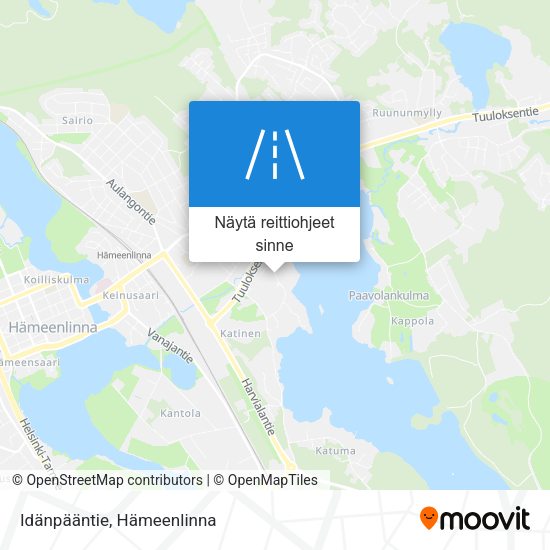 Idänpääntie kartta