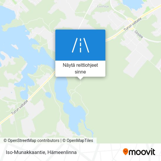 Iso-Munakkaantie kartta