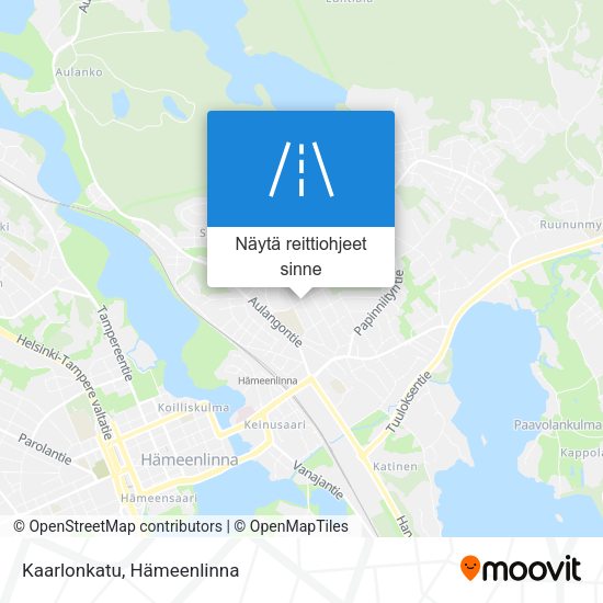 Kaarlonkatu kartta