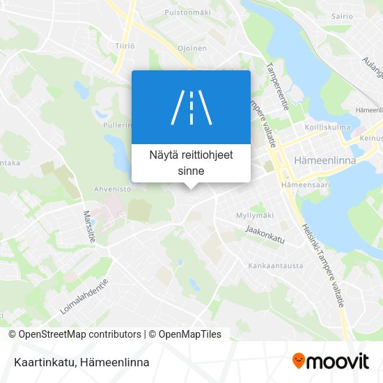 Kaartinkatu kartta