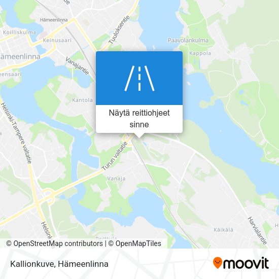 Kallionkuve kartta