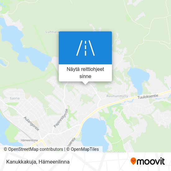 Kanukkakuja kartta