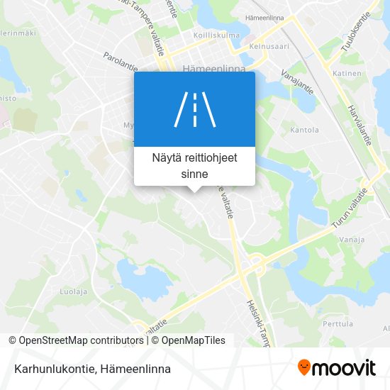 Karhunlukontie kartta