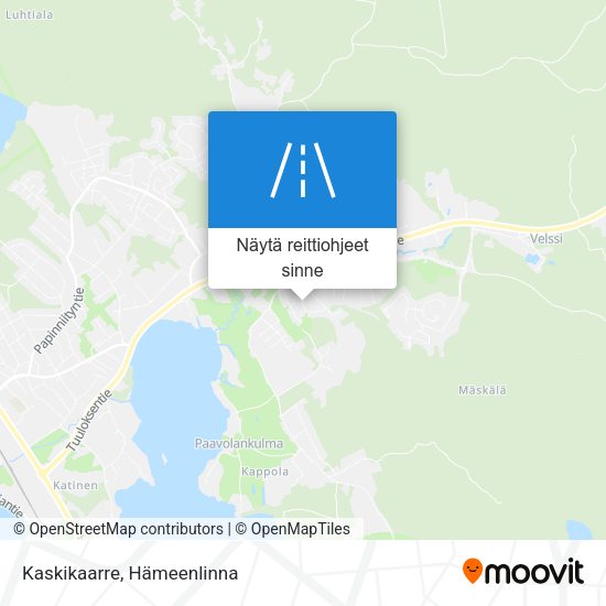 Kaskikaarre kartta
