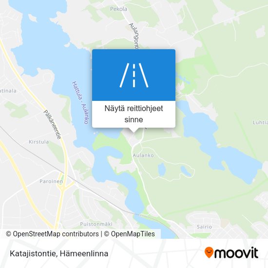 Katajistontie kartta