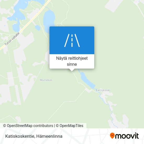 Katiskoskentie kartta