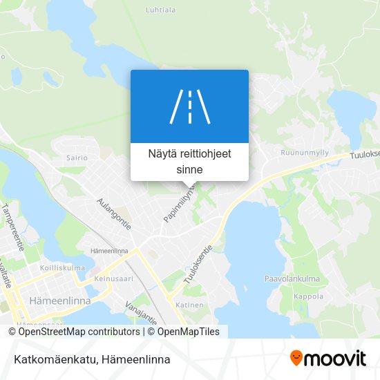 Katkomäenkatu kartta