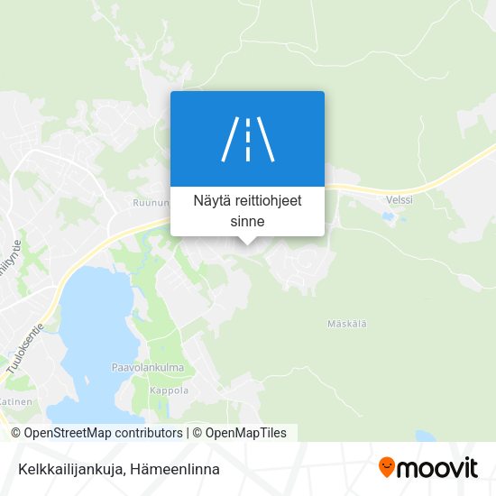 Kelkkailijankuja kartta