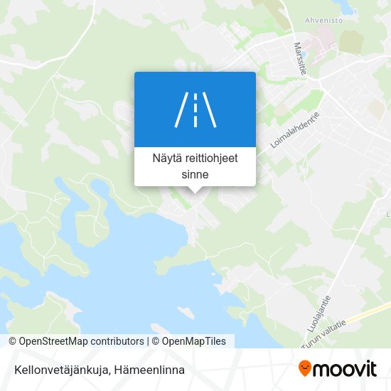 Kellonvetäjänkuja kartta