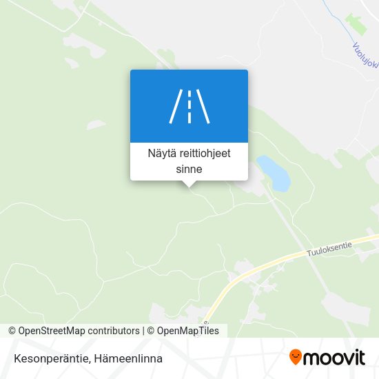 Kesonperäntie kartta