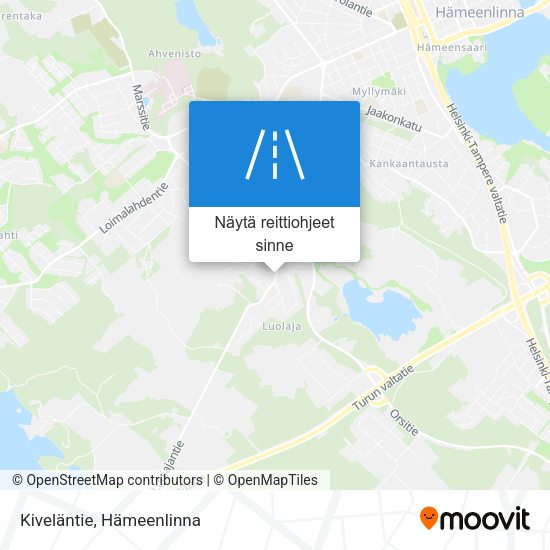 Kiveläntie kartta