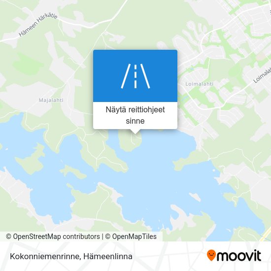 Kokonniemenrinne kartta