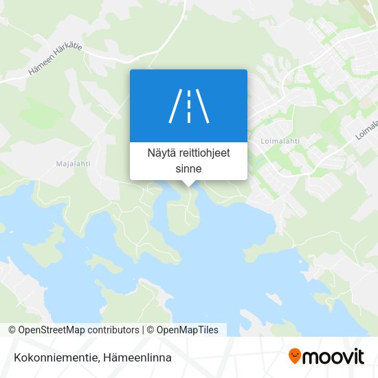 Kokonniementie kartta