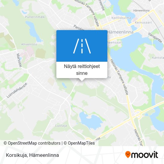 Korsikuja kartta