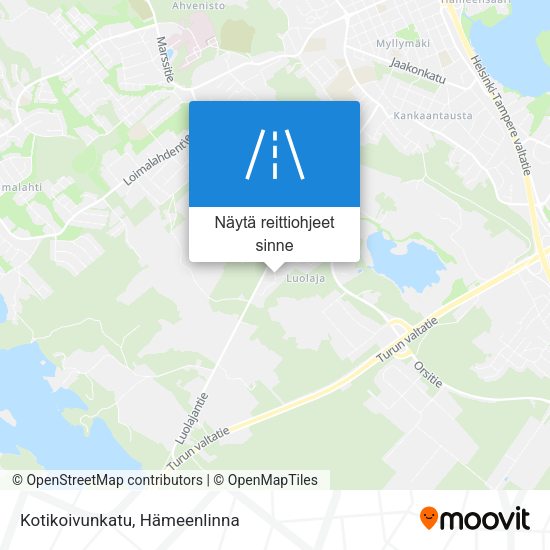 Kotikoivunkatu kartta