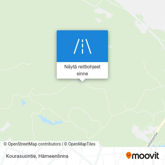 Kourasuontie kartta