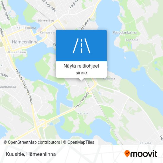 Kuusitie kartta