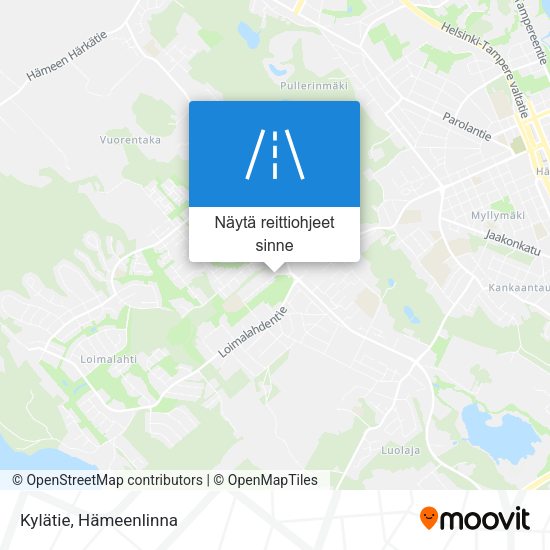 Kylätie kartta