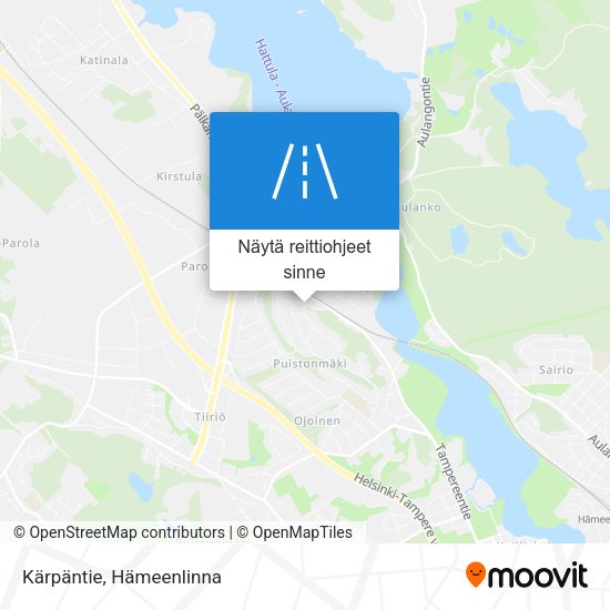 Kärpäntie kartta