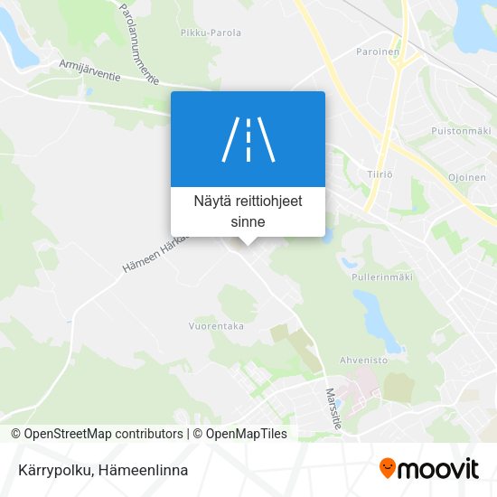 Kärrypolku kartta