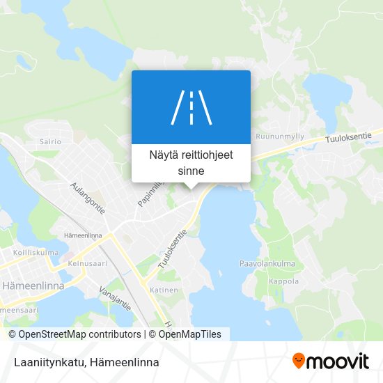 Laaniitynkatu kartta