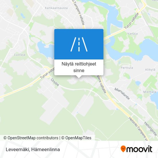 Leveemäki kartta